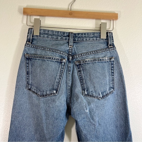 Reformation Mid-Rise Crop-Flare Denim Jeans 25 - Picture 6 of 13